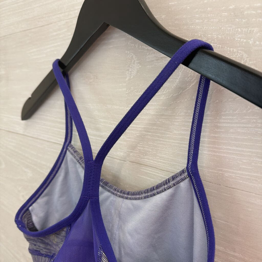 Lululemon Purple Striped Sports Bra 4
