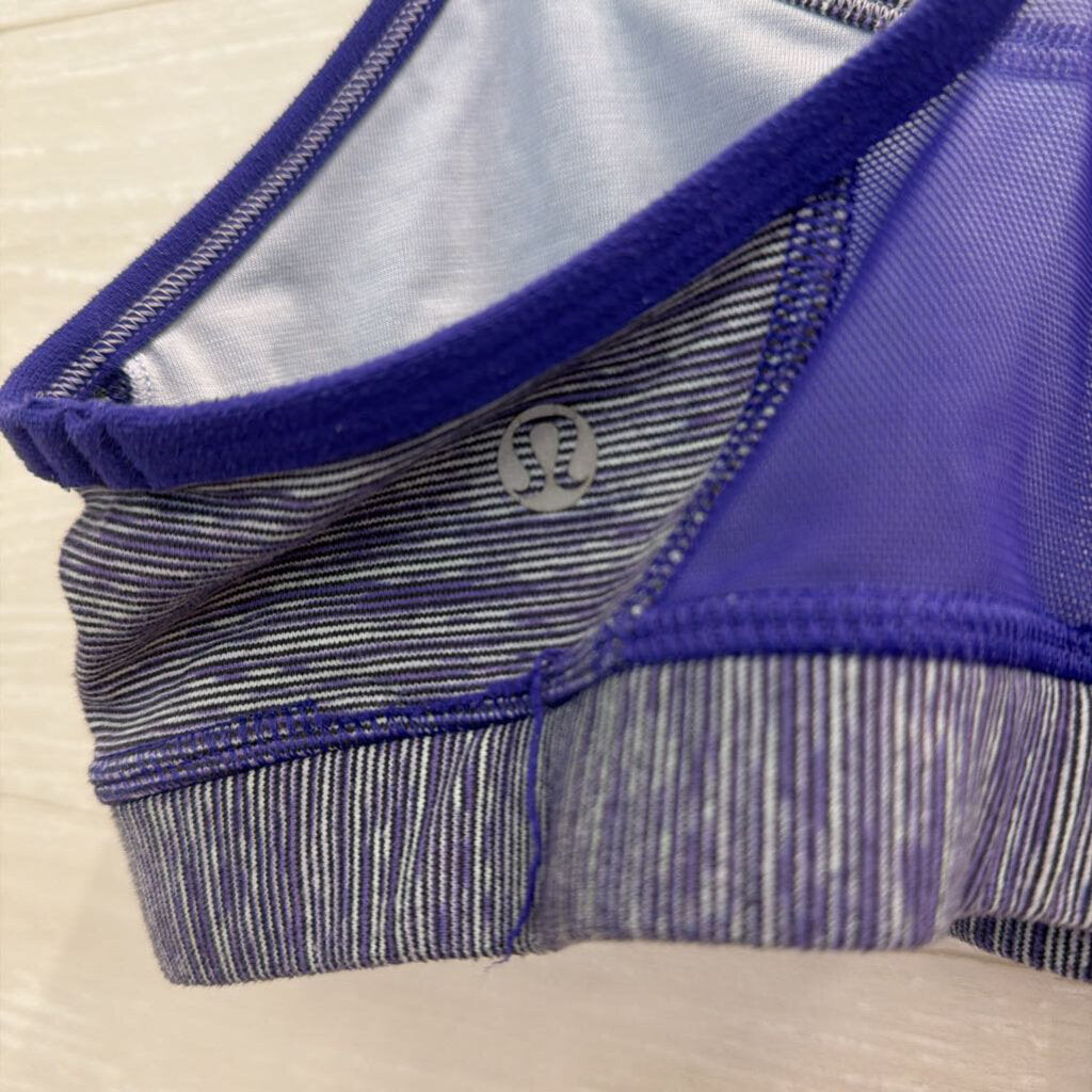 Lululemon Purple Striped Sports Bra 4