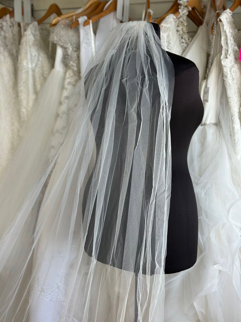 Lace Edge Cathedral Length Veil