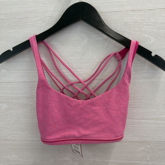 Lululemon Pink Strappy Back Sports Bra 4