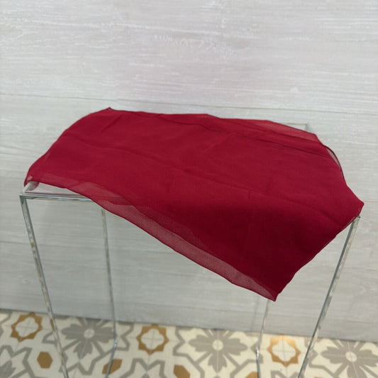 Pantonight Burgundy Silk Blend Scarf