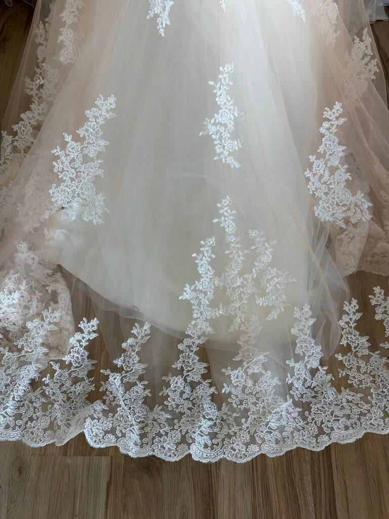 Strapless Lace Fitted Bridal Dress With Jacket 22