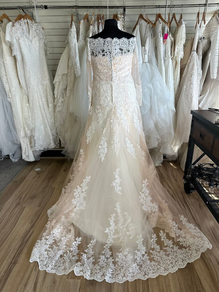 Strapless Lace Fitted Bridal Dress With Jacket 22