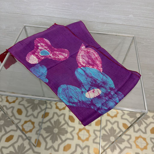Purple Print Scarf