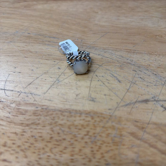 Pandora Silver/ Mother of Pearl Sincerity Rings Size 5