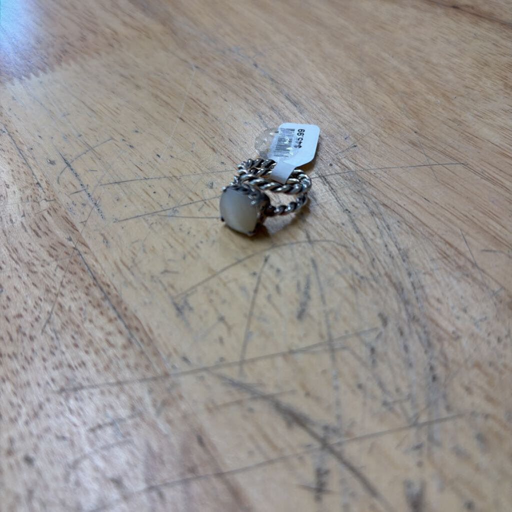 Pandora Silver/ Mother of Pearl Sincerity Rings