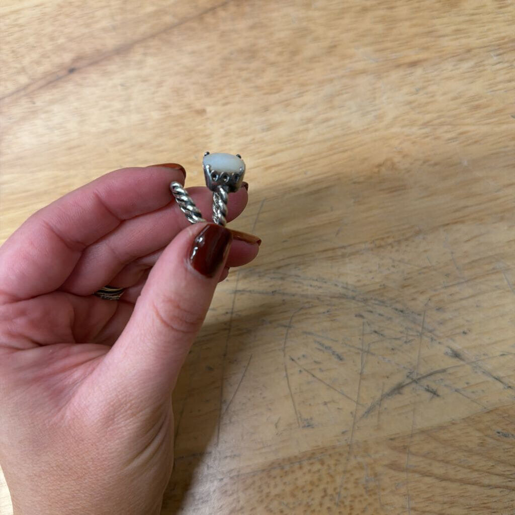 Pandora Silver/ Mother of Pearl Sincerity Rings