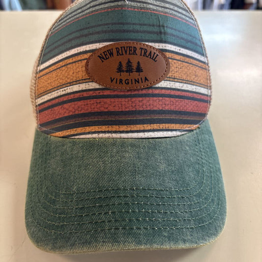 Legacy Green/ Multi New River Trail Trucker Hat One Size
