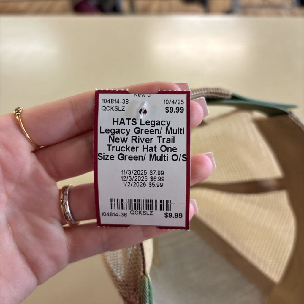 Legacy Green/ Multi New River Trail Trucker Hat One Size