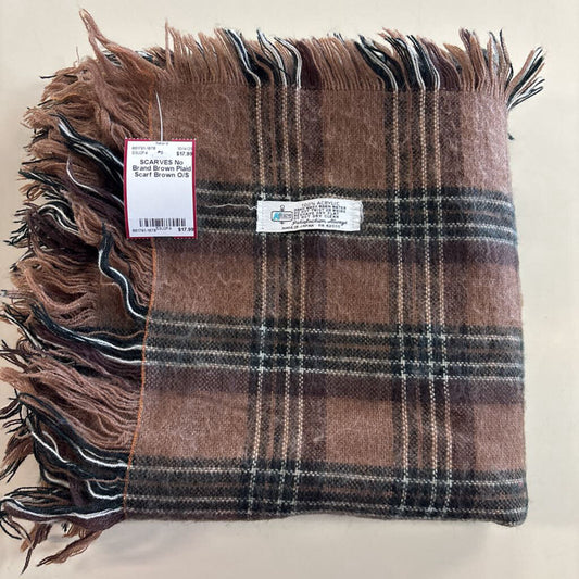 Brown Plaid Scarf