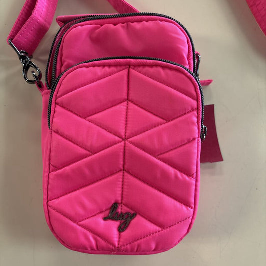 Lug Hot Pink Quilted Crossbody Bag