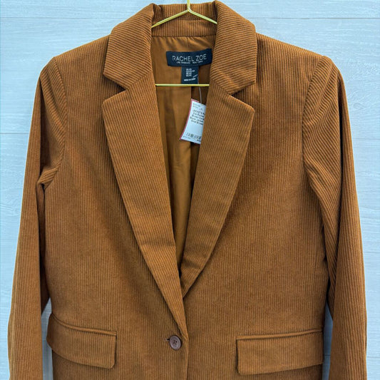 Rachel Zoe Brown Corduroy Blazer Jacket Extra Small