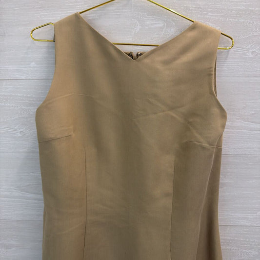 Amanda Smith Light Brown Ribbed Tank Dress 14