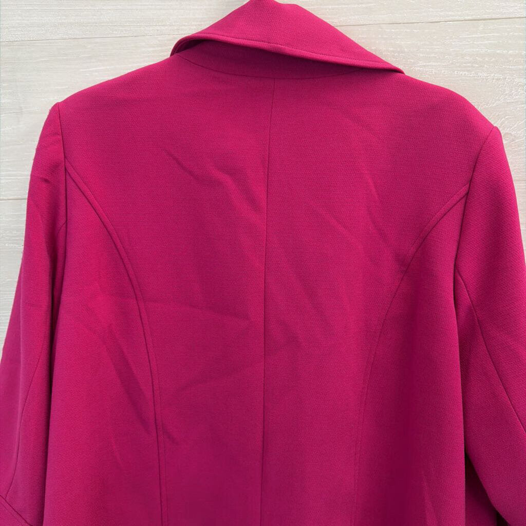 Multiples Pink Open Front Jacket 0X