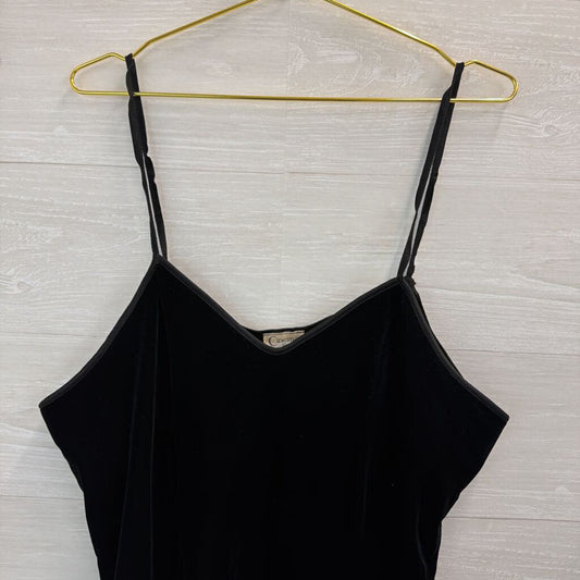 Cinema Black Velvet Tank Top Extra Large