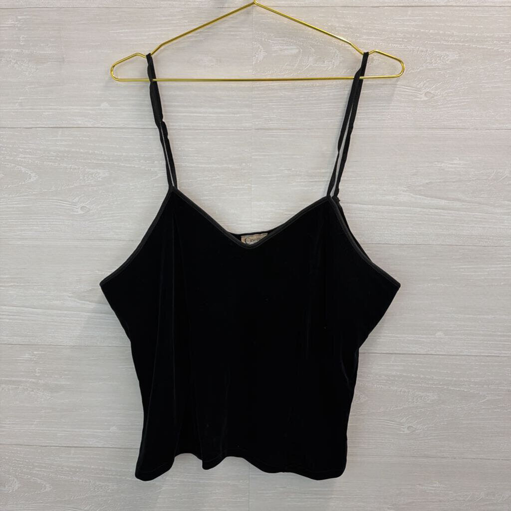 Cinema Black Velvet Tank Top Extra Large