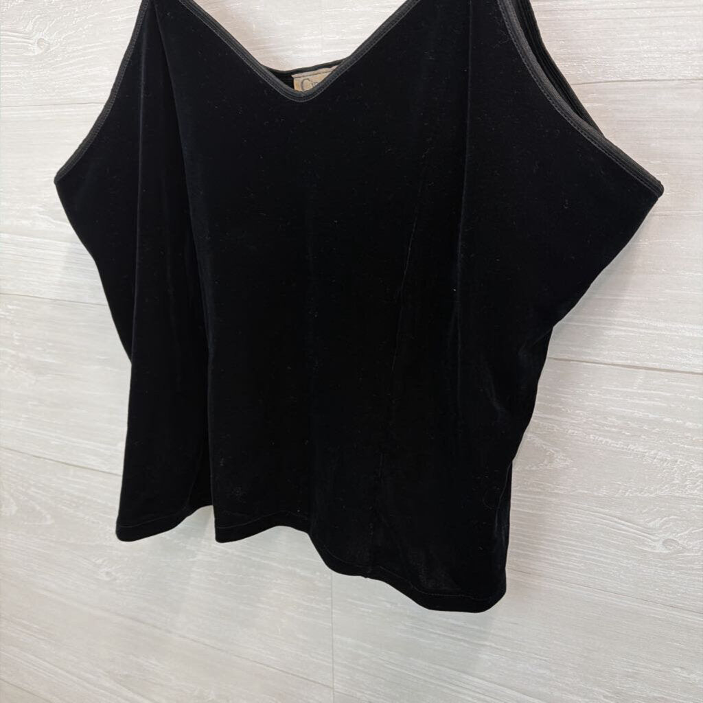 Cinema Black Velvet Tank Top Extra Large