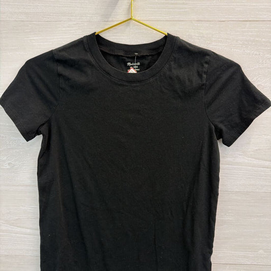 Madewell Black Short Sleeve Top XXS