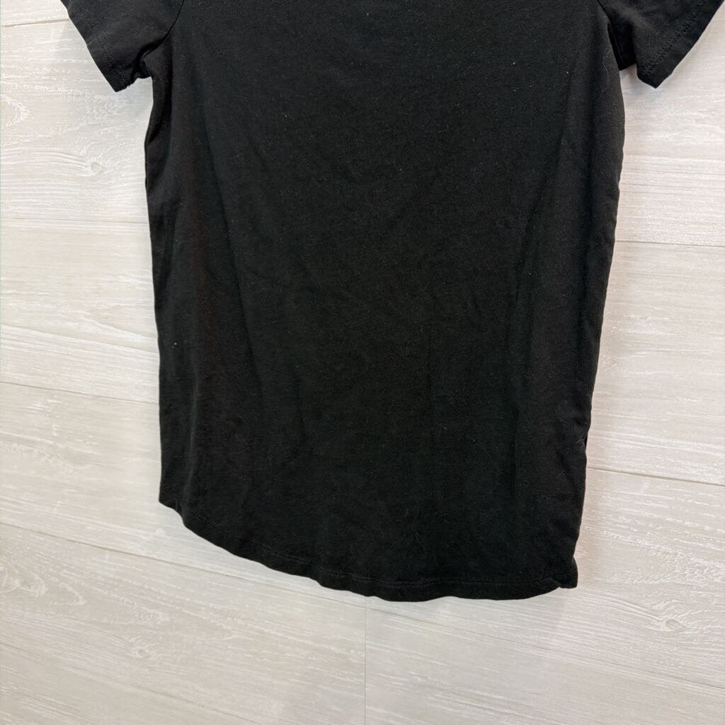 Madewell Black Short Sleeve Top XXS