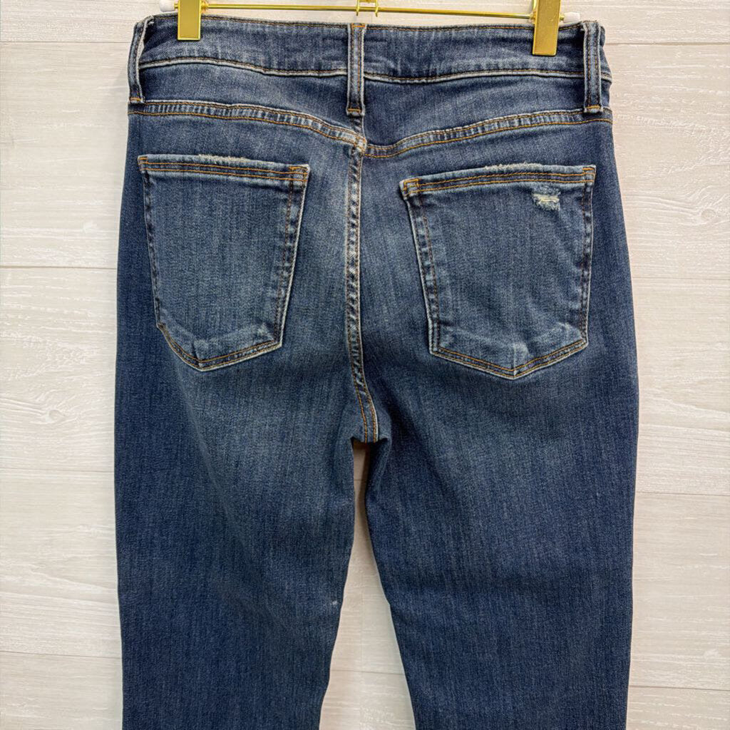 KUT Dark Wash High Rise Stella Fab Ab Flare Jeans 2