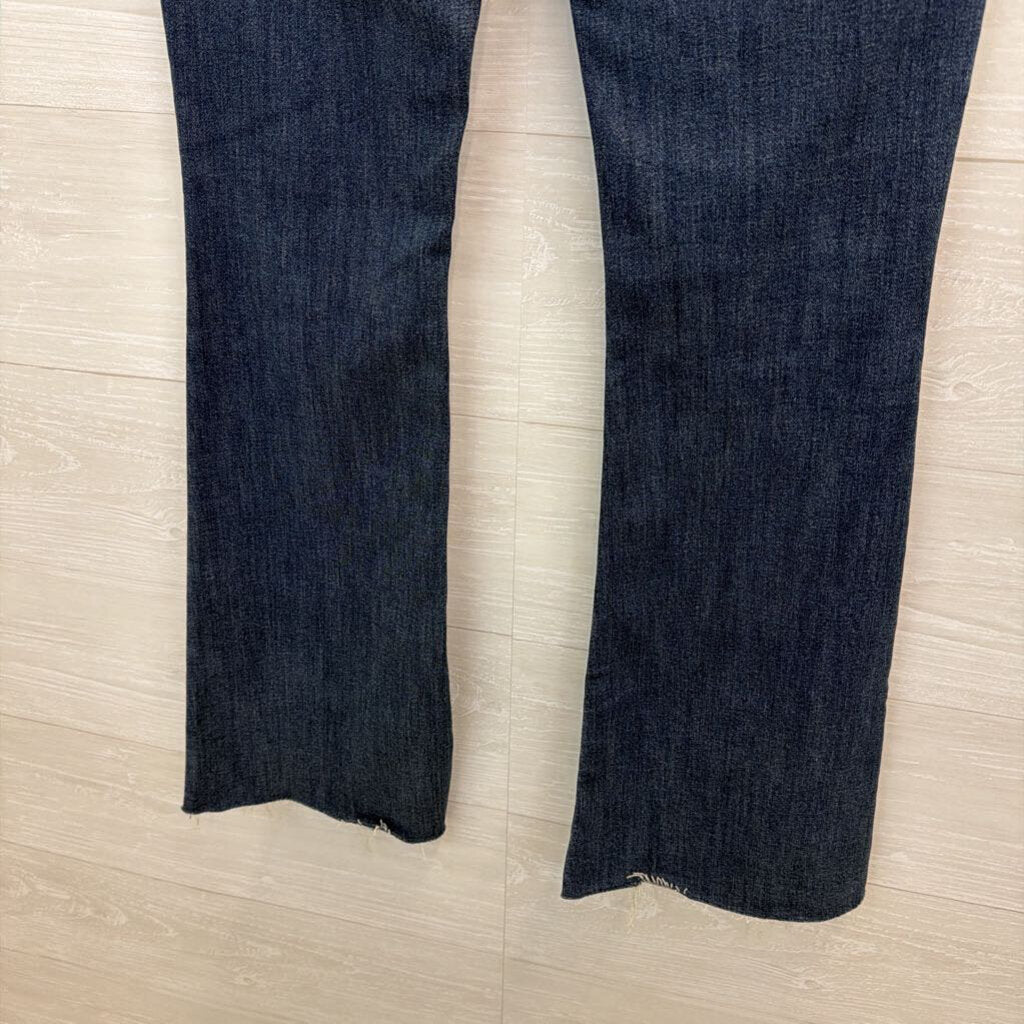 KUT Dark Wash High Rise Stella Fab Ab Flare Jeans 2