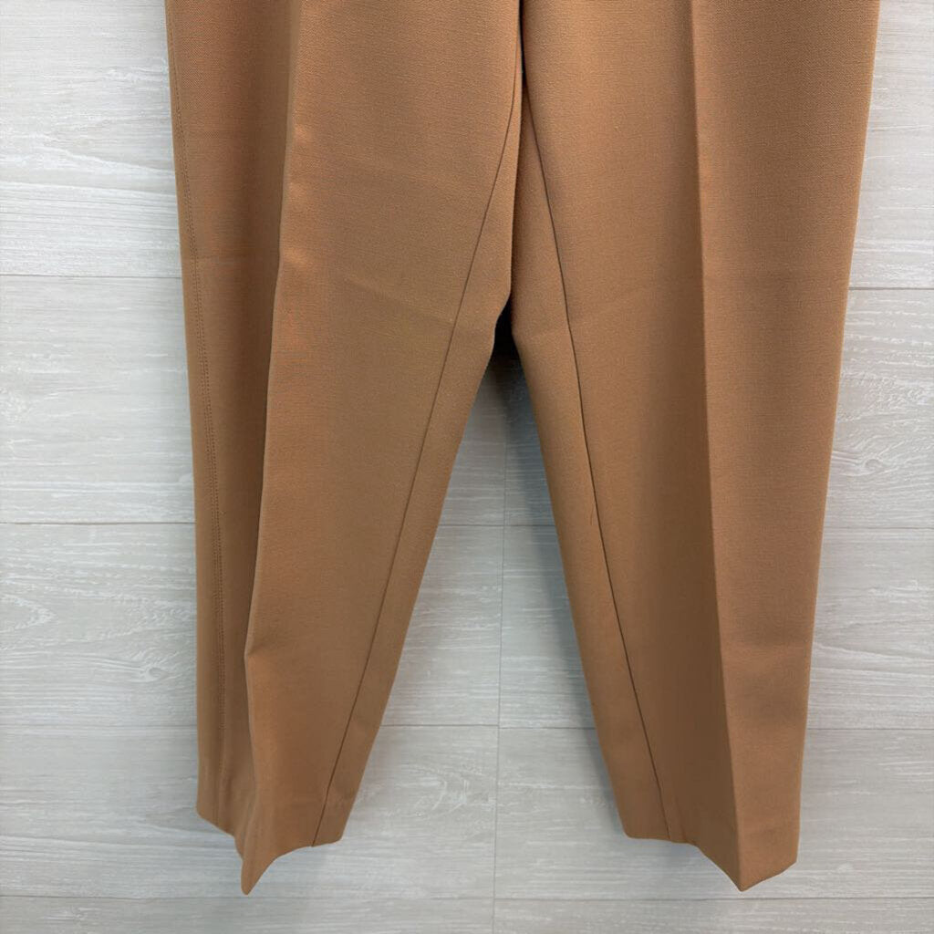 Ann Taylor Light Brown Straight Leg Trouser Pants 6