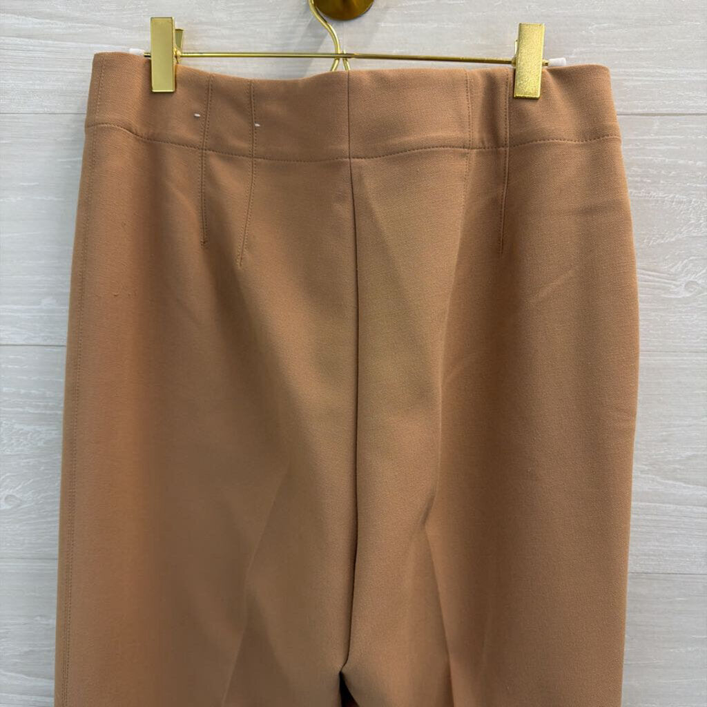 Ann Taylor Light Brown Straight Leg Trouser Pants 6