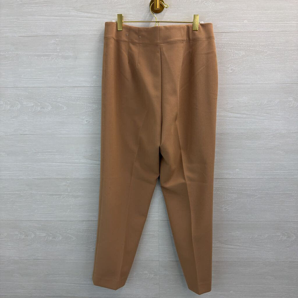 Ann Taylor Light Brown Straight Leg Trouser Pants 6