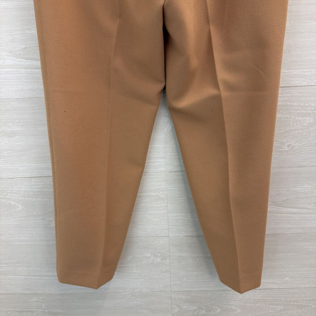 Ann Taylor Light Brown Straight Leg Trouser Pants 6