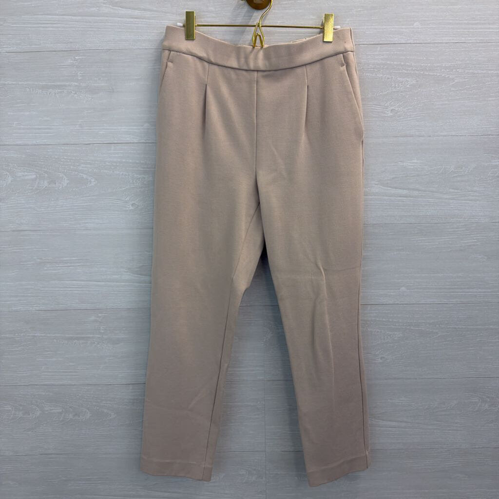 Ann Taylor Beige Pull On Trouser Pants Small