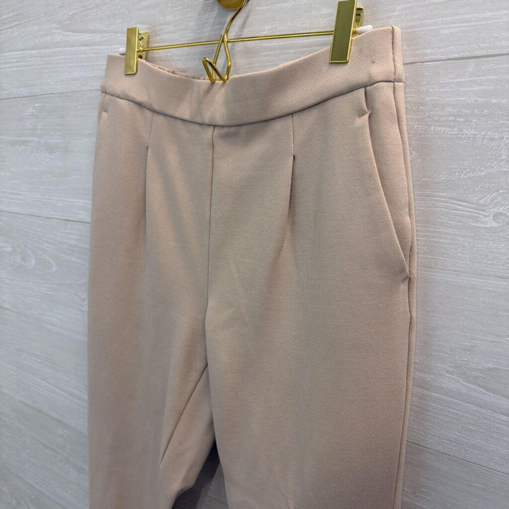Ann Taylor Beige Pull On Trouser Pants Small