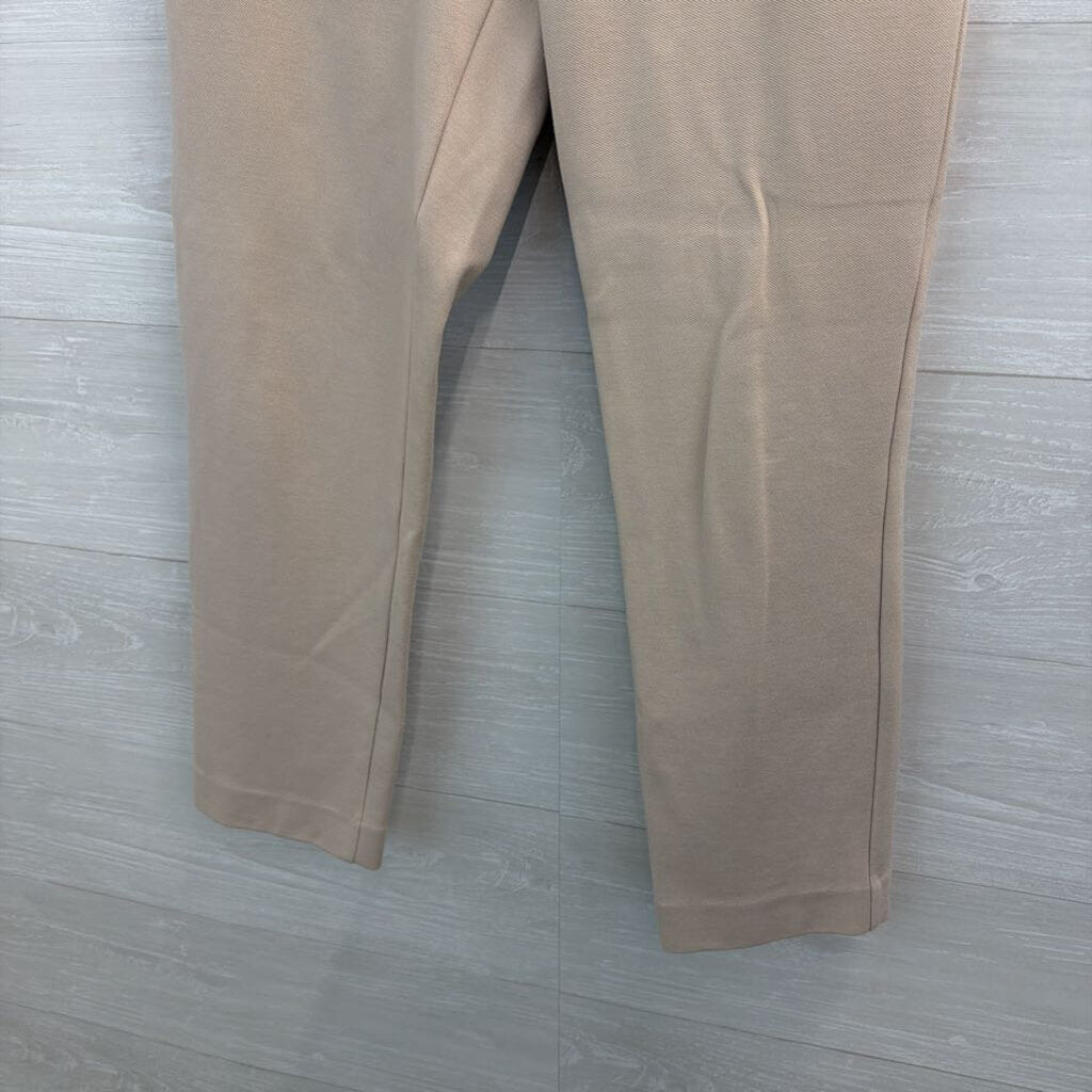 Ann Taylor Beige Pull On Trouser Pants Small