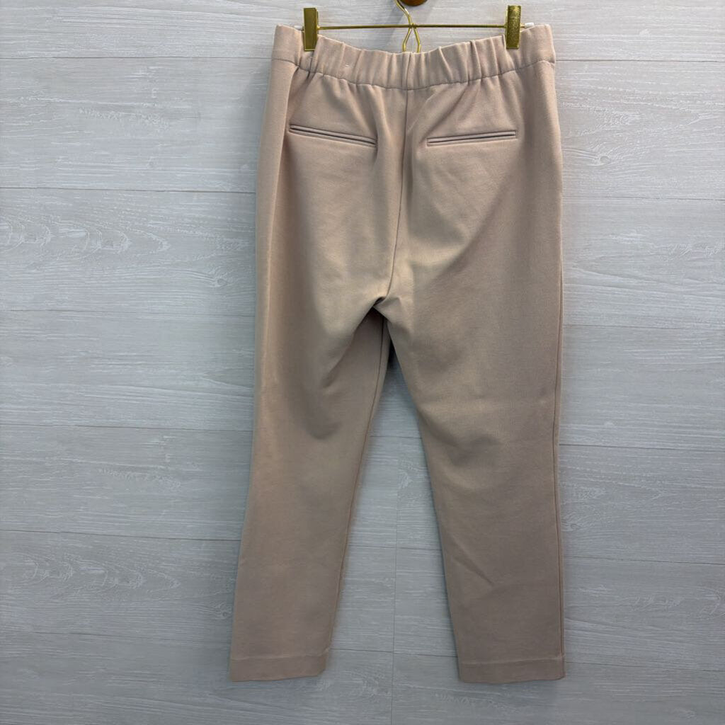 Ann Taylor Beige Pull On Trouser Pants Small