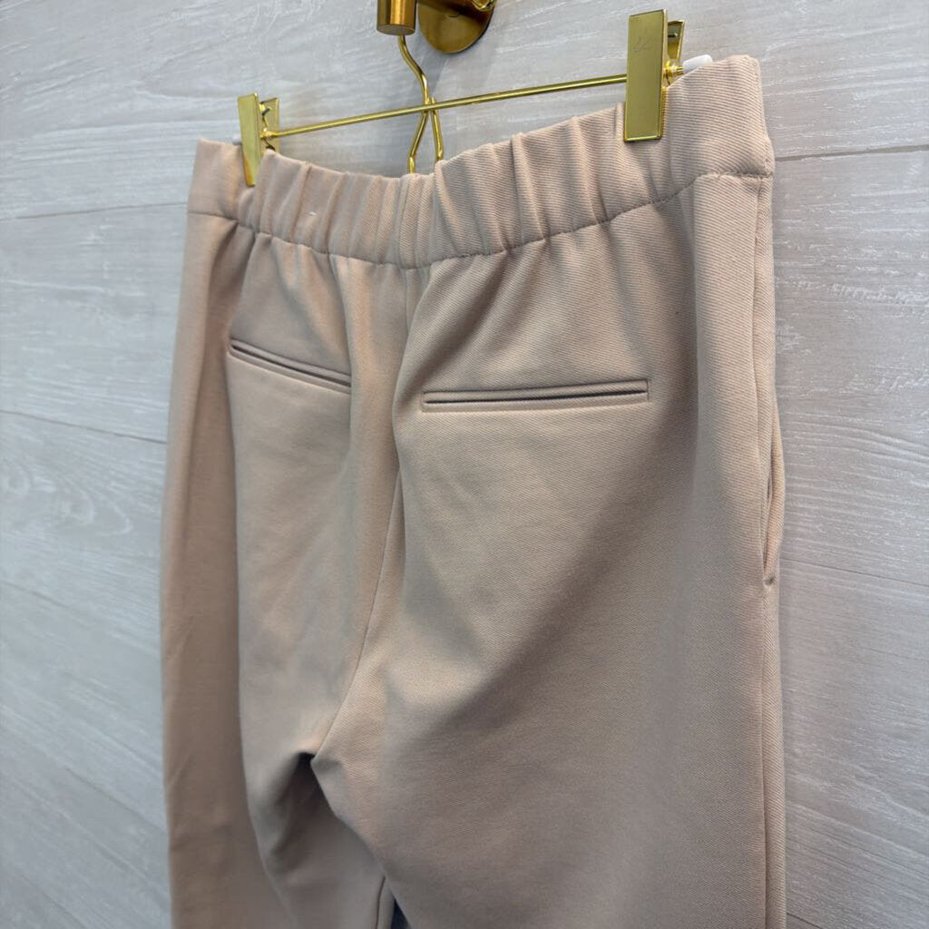 Ann Taylor Beige Pull On Trouser Pants Small