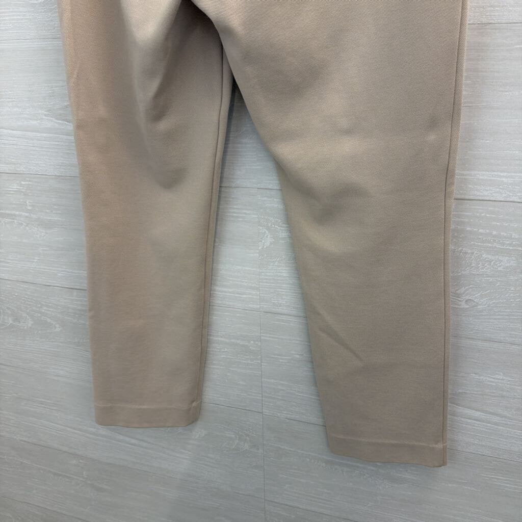 Ann Taylor Beige Pull On Trouser Pants Small