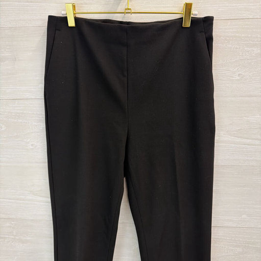Ann Taylor Black Straight Leg Trouser Pants 6