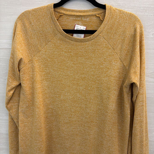 American Eagle Yellow Long Sleeve Top Small