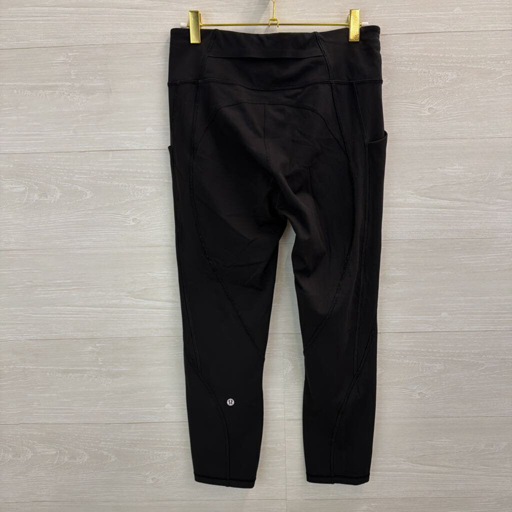 Lululemon Black Cropped Leggings 8