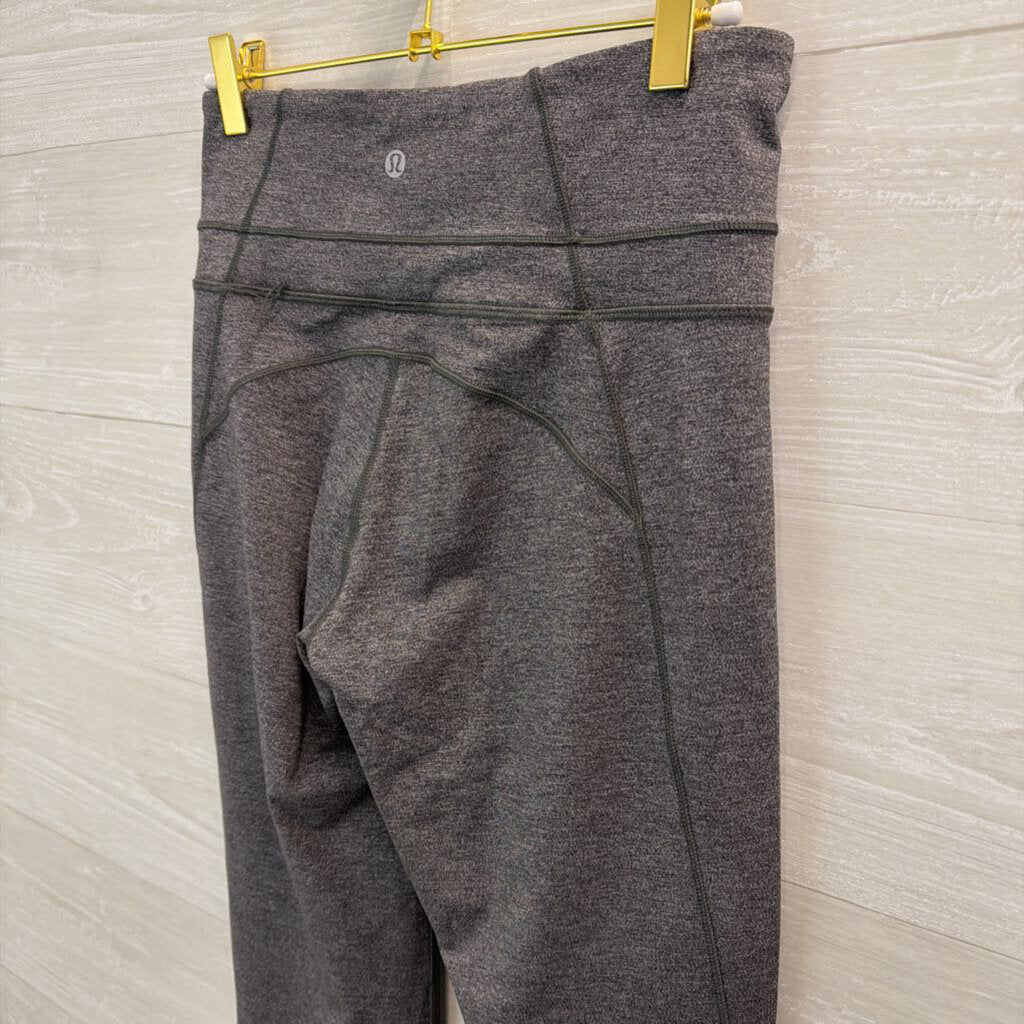 Lululemon Grey Flare Leg Leggings 8
