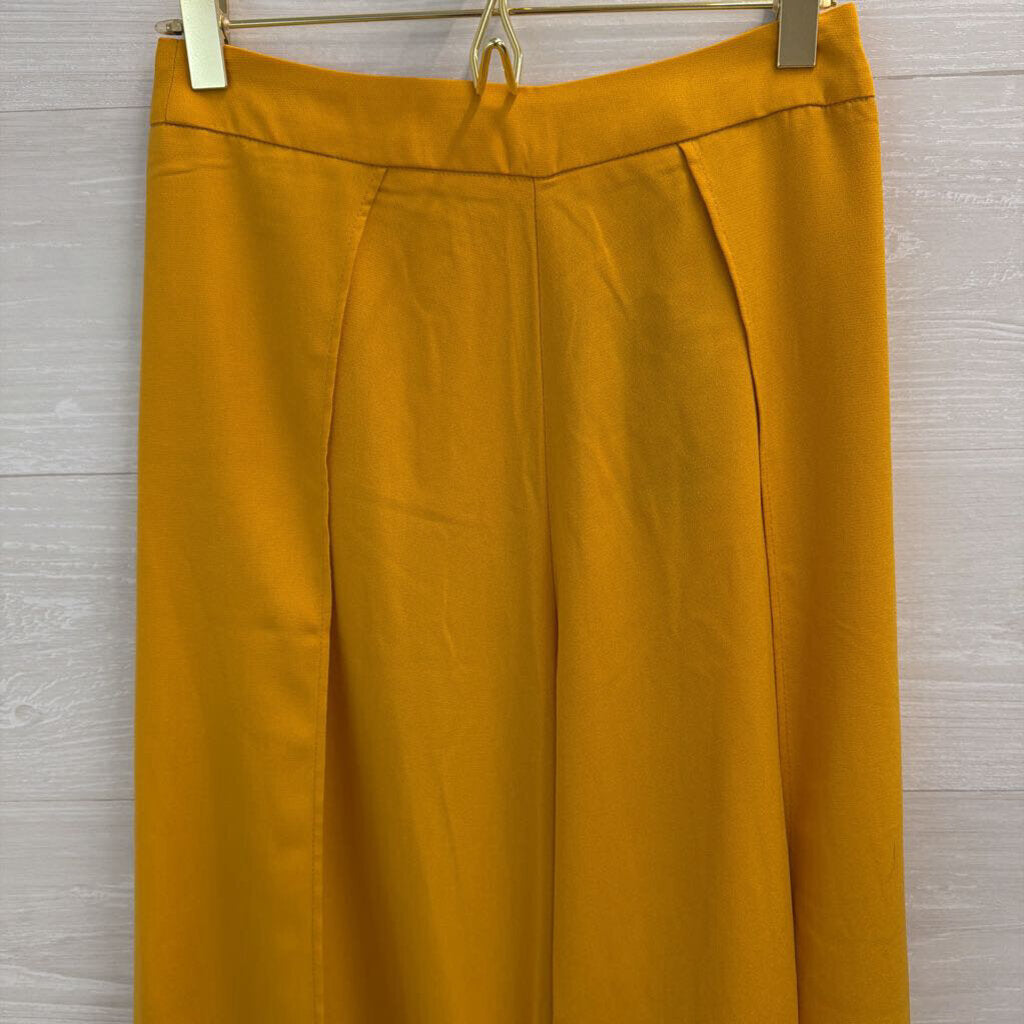 Lulus Yellow Wide Leg Palazzo Pants Extra Small