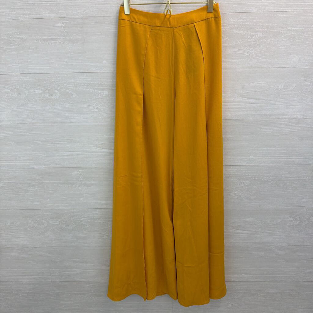 Lulus Yellow Wide Leg Palazzo Pants Extra Small