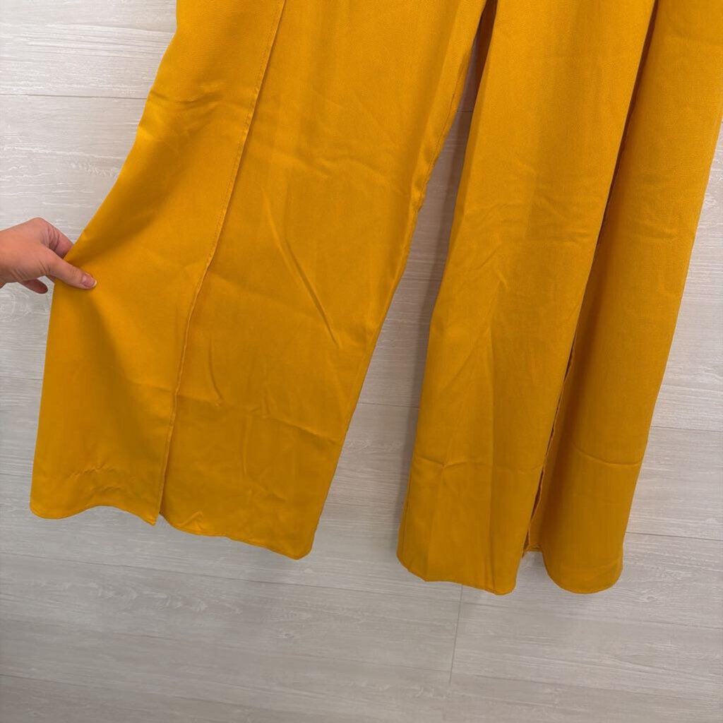 Lulus Yellow Wide Leg Palazzo Pants Extra Small