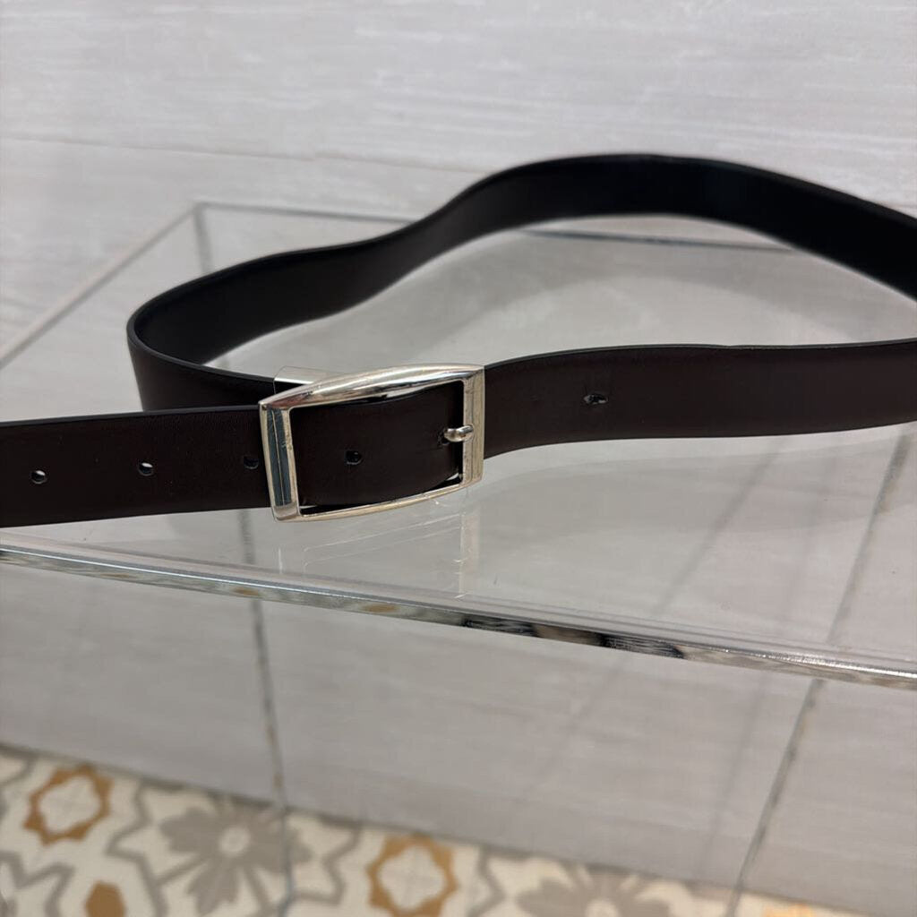 Black Leather Belt Extra Small
