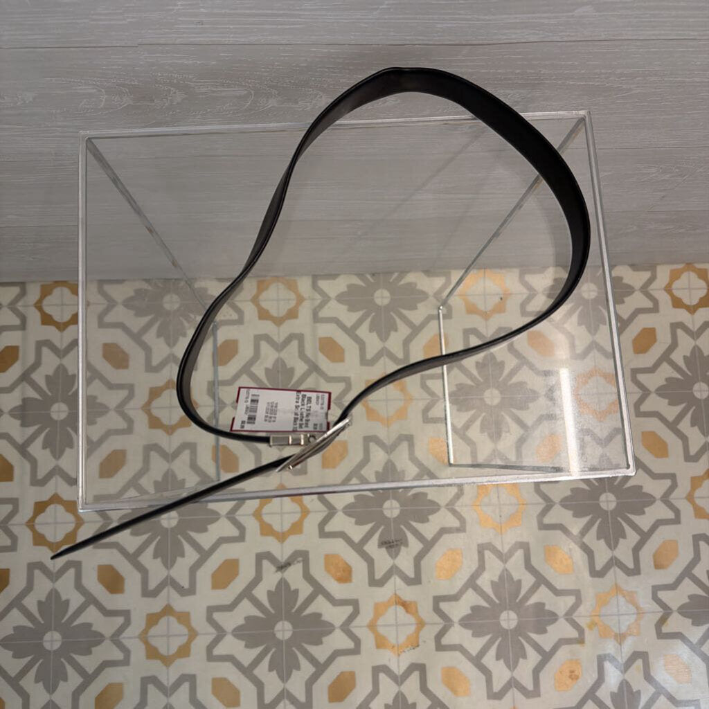 Black Leather Belt Extra Small