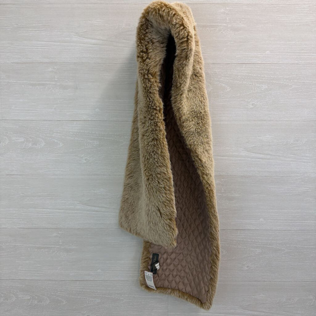 Banana Republic Brown Faux Fur Scarf