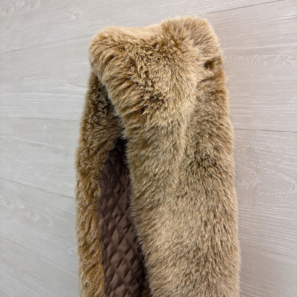 Banana Republic Brown Faux Fur Scarf