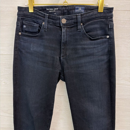 AG Dark Wash The Prima Ankle Cigarette Ankle Jeans 26