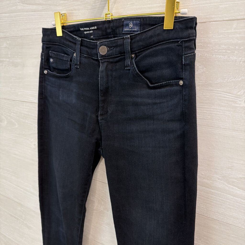 AG Dark Wash The Prima Ankle Cigarette Ankle Jeans 26