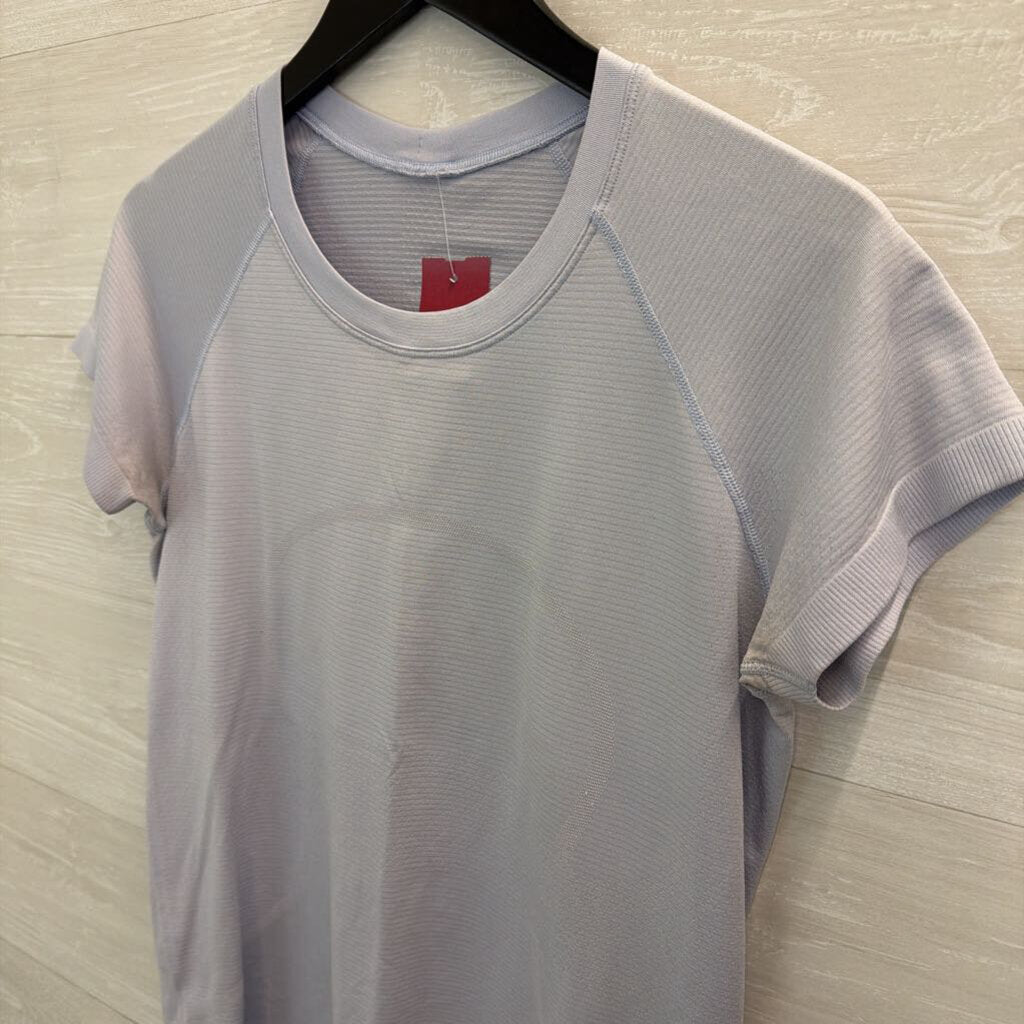 Lululemon Blue Short Sleeve Athletic Top 10