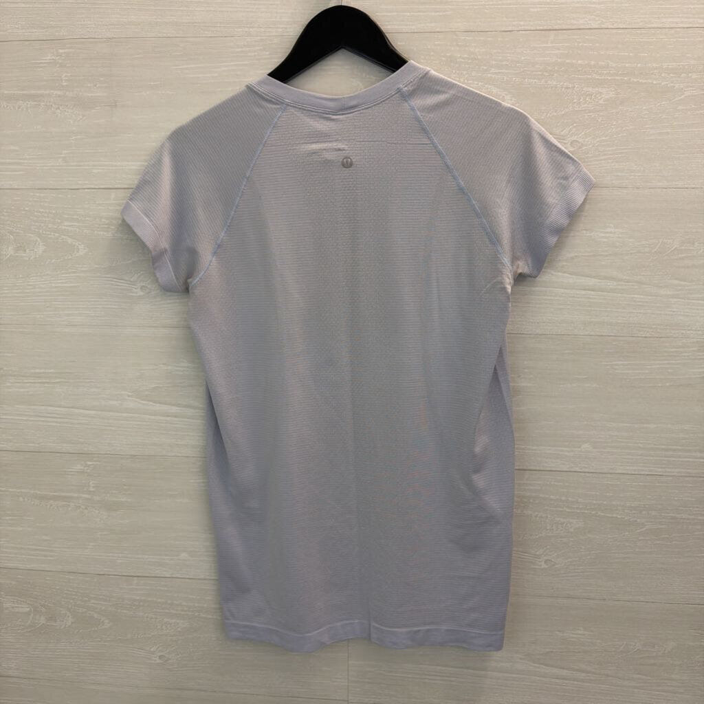 Lululemon Blue Short Sleeve Athletic Top 10